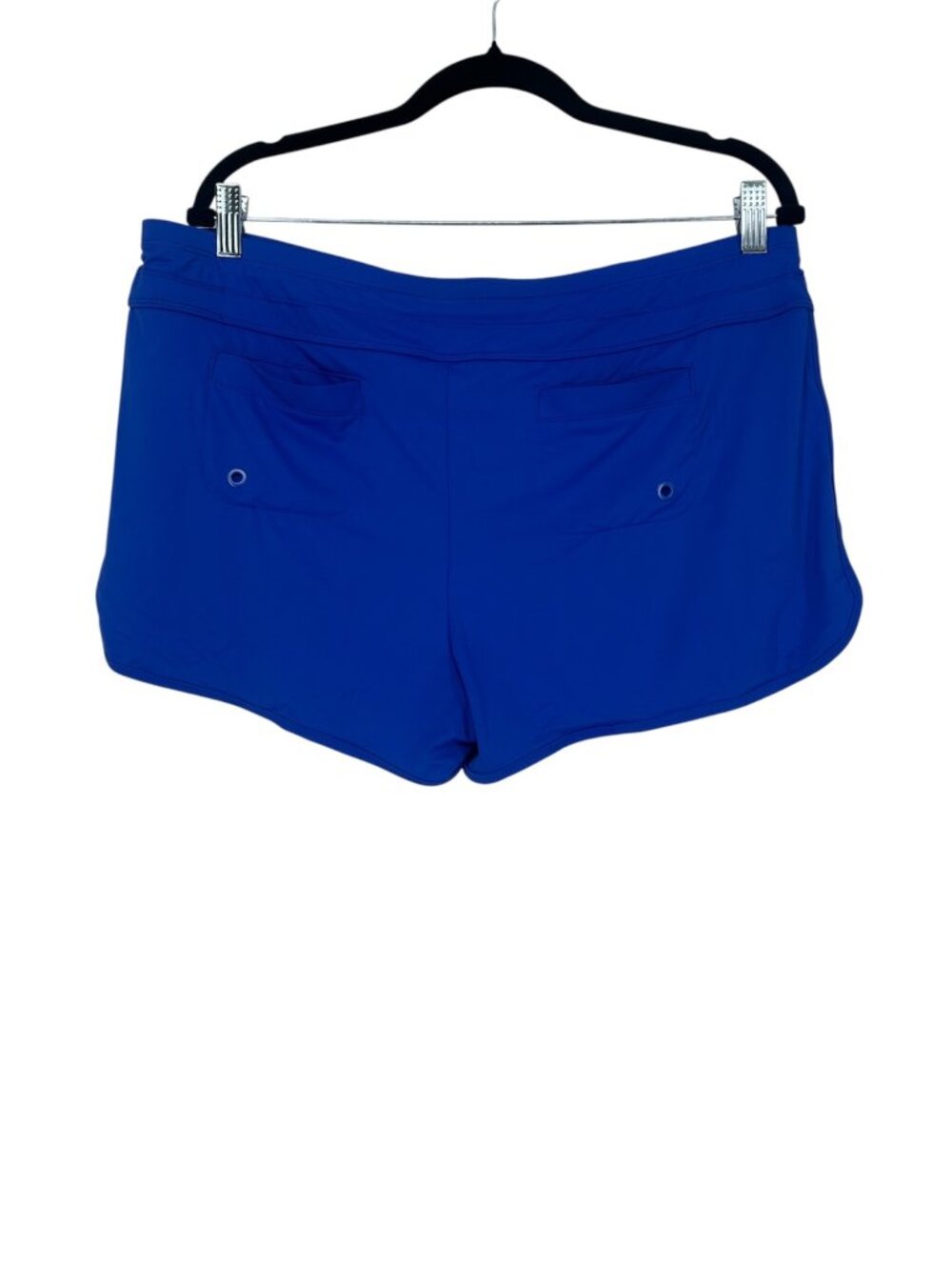 Athleta Royal Blue Nylon Lycra Athletic Shorts Large L Running Performance - Picture 3 of 10